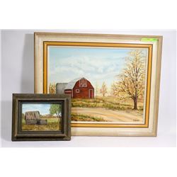 2 BARN/FARM SCENES