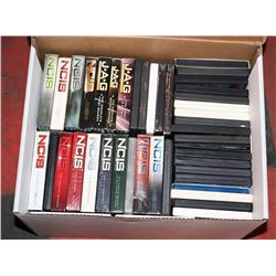 BOX OF ASSORTED DVDS