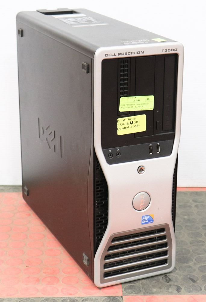 DELL PRECISION T3500 SERVER W/QUADRO FX GRAPHICS