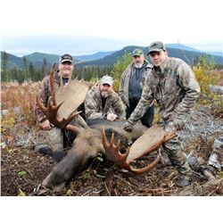 LOBO PEAK: 8-Day Moose Hunt for One Hunter in British Columbia