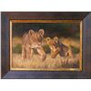 Image 1 : ART BY ILSE: "Inquisitive Cubs" - Original Oil Painting by ILSE de Villiers
