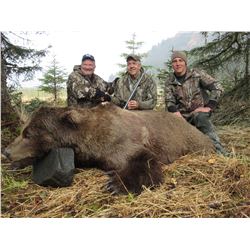 MIKE ODIN'S ALASKA: 9-Day Coastal Brown Bear Hunt for One Hunter in Alaska