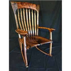 AUSTIN MESQUITE WORKS: Handcrafted Texas Mesquite Rocking Chair