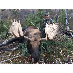 YUKON BIG GAME: 11-Day Alaska- Yukon Moose Hunt for One Hunter in Canada's Yukon - Includes Trophy F