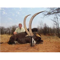 AFRICA MAXIMUM: 8-Day Sable Hunt for Two Hunters and Two Non-Hunters in South Africa - Includes Trop