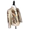 VICKY CARNIVAL RAW EDGE JACKET (Italian leather w/Swarovski Crystals) (100% FULLY DONATED) LIONNE ST