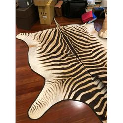 ZEBRA RUG FROM ZIMBABWE