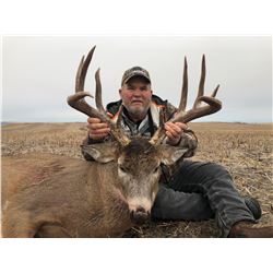 BUCKBRUSH OUTFITTERS-ROD & LOGAN HUNTER 7-Day Hunt for Trophy EWhitetail Deer in East Central Albert