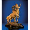 Image 1 : TREASURE INVESTMENTS Bronze Sculpture "Lookout" by Lorenzo Ghiglieri