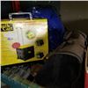 Image 1 : SLEEPING BAG FOR -60, BATTERY CAMP LANTER, PET CARRIER, AND QUIK CART