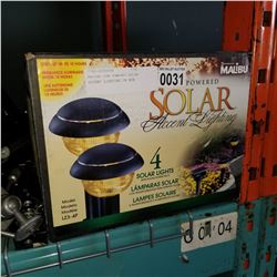 MAILBU SUN POWERED SOLAR ACCENT LIGHTING IN BOX