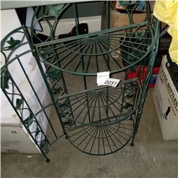 FOLDING METAL SHELF