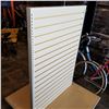Image 3 : DOUBLE SIDED ROLLING SLAT BOARD DISPLAY STAND