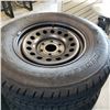 Image 2 : SET OF 4 FIRESTONE 265/70 R17 TIRES WINTER FORCE LT ON 6 BOLT RIMS