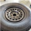 Image 4 : SET OF 4 FIRESTONE 265/70 R17 TIRES WINTER FORCE LT ON 6 BOLT RIMS