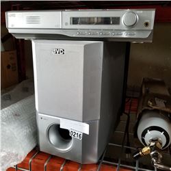 JVC 5-DISC DVD PLAYER AND SUB