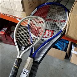 LOT OF TENNIS RACQUETS