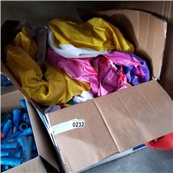 BOX OF POOL INFLATABLES