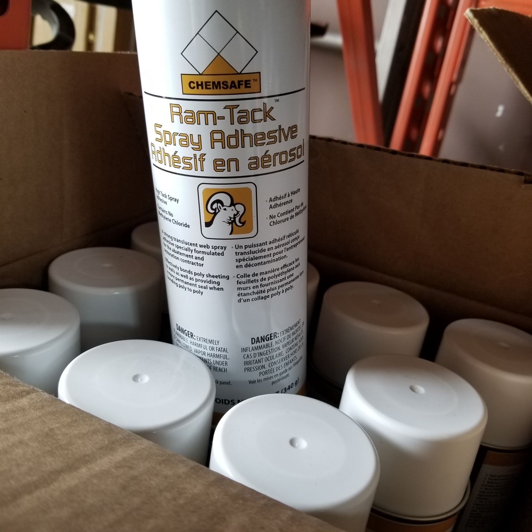 Box Of Chem Safe Ram Tack Spray Adhesive Box Of Chem Safe Ram Tack Spray Adhesive