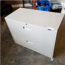 2 DRAWER LATERAL FILING CABINET