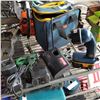 Image 1 : RYOBI CORDLESS LIGHT W/ CARRYING CASE AND HITACHI DRILL W/ 2 BATTERIES W/ CHARGER
