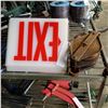 Image 1 : EXIT SIGNS AND PULLEY BLOCK