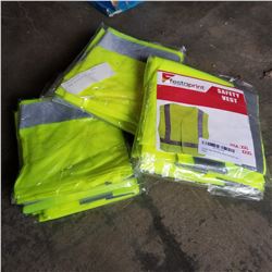 9 NEW REFLECTIVE VESTS