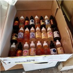 24 BOTTLES OF 30ML VAPE JUICE