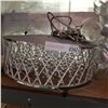 Image 3 : 2 DECORATOR CHANDELIERS - BRUSHED METAL AND PENDANT