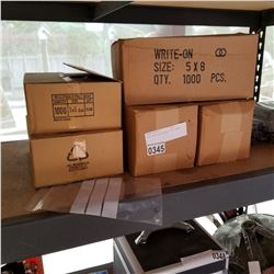 5000 NEW RECLOSABLE POLY BAGS