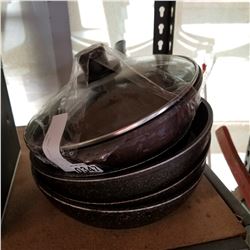 LOT OF "THE ROCK" PANS