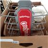 Image 2 : BOX OF METAL DECOR MINI SHOPPING CART BRASS UNICORN