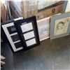 Image 2 : 2 FLOWER PICTURES AND BABY PICTURE W/ 2 PICTURE FRAMES