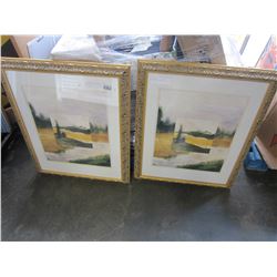 GILT FRAMED SCENERY PICTURE