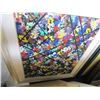 Image 2 : SIGNED ABSTRACT PAINTING "CONFUSION" BY MARJOLAINE BELANGER