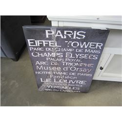 PARIS EIFFEL TOWER CANVAS PRINT