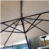 Image 3 : ASHLEY FLOOR MODEL BEIGE PATIO UMBRELLA, RETAIL $249