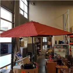 ASHLEY FLOOR MODEL ORANGE PATIO UMBRELLA RETAIL $249