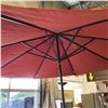 Image 2 : ASHLEY FLOOR MODEL ORANGE PATIO UMBRELLA RETAIL $249