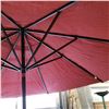 Image 3 : ASHLEY FLOOR MODEL ORANGE PATIO UMBRELLA RETAIL $249