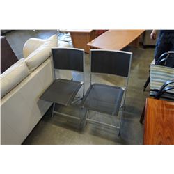 2 FOLDING PATIO CHAIRS