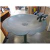 Image 2 : 2 PIECE BIRDBATH W/ METAL BASE