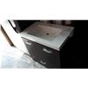 Image 1 : NEW DARK FINISH BATHROOM CABINET WITH SINK