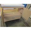 Image 5 : LIGHT FINISH BATHROOM CABINET WITH SINK