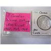 Image 2 : 3 CANADIAN SILVER 50C COINS .800 SILVER 1962, 1963, 1964