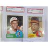 Image 3 : 4 GRADED BASEBALL CARDS FROM THE 50S AND 60S