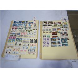 LOT OF US STAMPS - PRE 1970, FACE VALUE $14 US