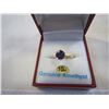 Image 2 : 10KT YELLOW GOLD 6mm GENUINE 1CT AMETHYST SOLITAIRE RING SIZE 6 W/ APPRAISAL $1050