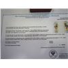 Image 3 : STERLING SILVER YELLOW GOLD PLATED GENUINE GARNET AND BLUE TOPAZ EARRINGS - 19.4CTS OF GEMSTONES W/ 