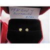 Image 2 : 3 PAIRS OF KARAT GOLD EARRINGS